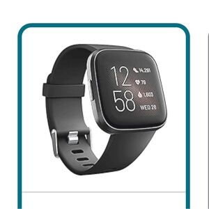 Replacement Band for Fitbit Versa Styles Set of 4 Black Size Large *NEW*